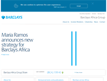 Tablet Screenshot of barclaysafrica.com